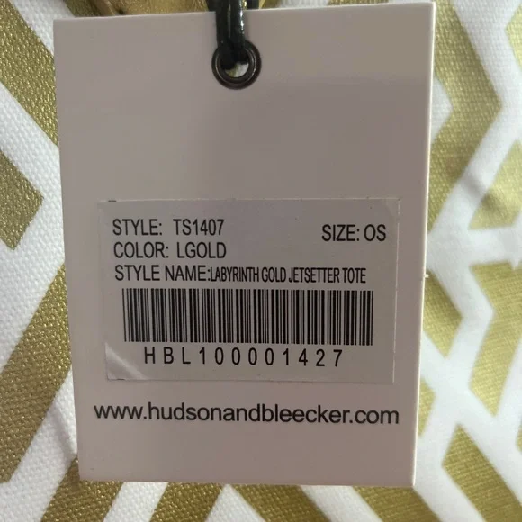 Hudson + Bleeker Gold Labyrinth Print Tote - Picture 3 of 16